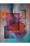 SPECTRUM XVI 180x140 cm NOWOCZESNY OBRAZ NAMALOWANY NA PŁÓTNIE